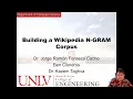 IntelliSys 2020 Presentation Building a Wikipedia N-GRAM Corpus