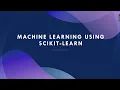 Week 7 Cross Validation using Scikit-learn