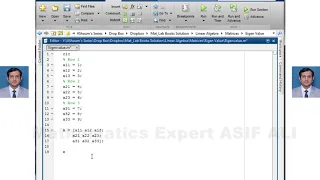 Eigenvalues and eigenvectors of any matrix MATLAB solution