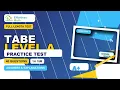 TABE Level A Math - Full-Length Timed Test with Answers