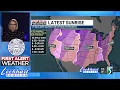 First Alert Weather Update Time change coming up this weekend