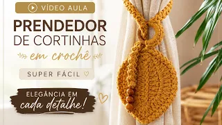 Prendedor de Cortinas em Crochê | Fácil, Elegante e Útil!
