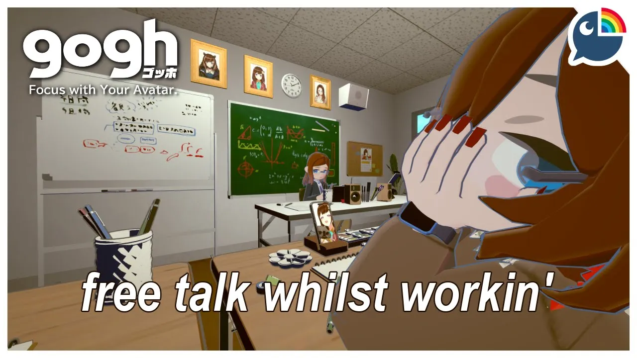 (gogh: Focus with Your Avatar) working and talking【NIJISANJI | Hana Macchia】