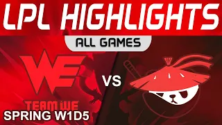 Download WE vs AL Highlights ALL GAMES LPL Spring Split 2024 Team WE vs Anyone's Legend by Onivia MP3