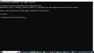 Applet Has Been Deprecated And Marked For Removal Java Applet Deprecated Error Solved