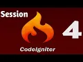 Session in Codeigniter Part Codeigniter 4 tutorial in Hindi
