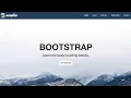 Bootstrap Website Design with Full Screen Landing Page - HTML CSS Bootstrap