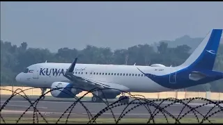 Kuwait City ???????? airbus A320 Chennai to ????Kuwait City takeoff in????Chennai airport runway 25 
