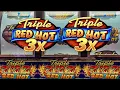 MAX BETS Triple Red Hot 7s Multiplier Run