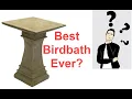 Attract More Birds With the Square Birdbath sold at Lowe s