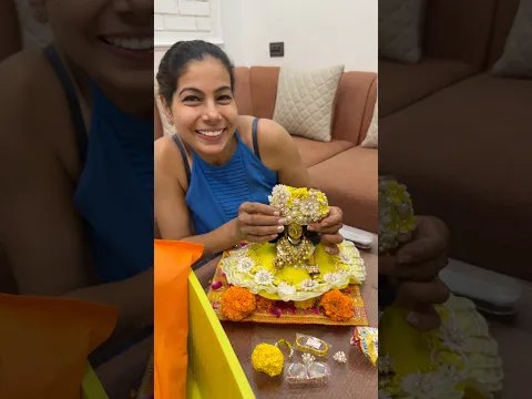 Sone K Kangan Pehnaungi Bhagwan G Ko Ek Din 🙏🏻😍 #ladugopal #janmashtami #krishan #festival #vlog