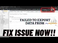 Unable to export data from phpmyadmin phpmyadmin export not working Fix issue 100