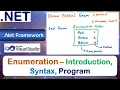 Enumeration Introduction Syntax Program VB Net