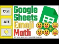 Google Sheets Emoji Math - Addition and Subtraction
