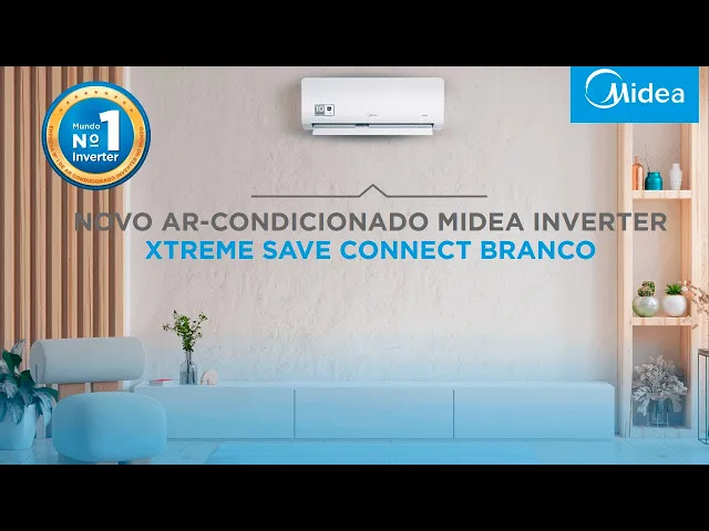 Vídeo do produto - Ar Condicionado Split Inverter 12000 BTUs Midea Xtreme Save Connect Quente/Frio 42AGVQI12M5 - 220V