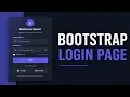 Build a Modern Login Page with Bootstrap 5 Responsive Login Form UI Design
