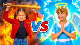البنت الحنوني ضد البنت السيئه|#comedy|#funny|#humor|#explore 