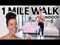 Download Lagu FAST 1 Mile Walk at Home (Happy Mood Boost) Fitness Videos