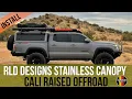 WATCH THIS BEFORE BUYING FIBERGLASS OVERLAND CAMPER SHELL CALI RAISED OFFROAD INSTALL RLD DESIGNS