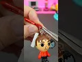 Mii Mini Keychain!! #mii #wii #wiiu #wiiremote #miniature #keychain #craft #tutorial #shorts