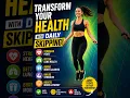 Transform Your Health with Daily Skipping Amazing Benefits
