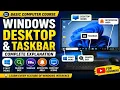 Windows Desktop Taskbar Complete Explanation Basic Computer Course for Beginners
