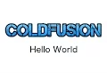 ColdFusion - Hello World