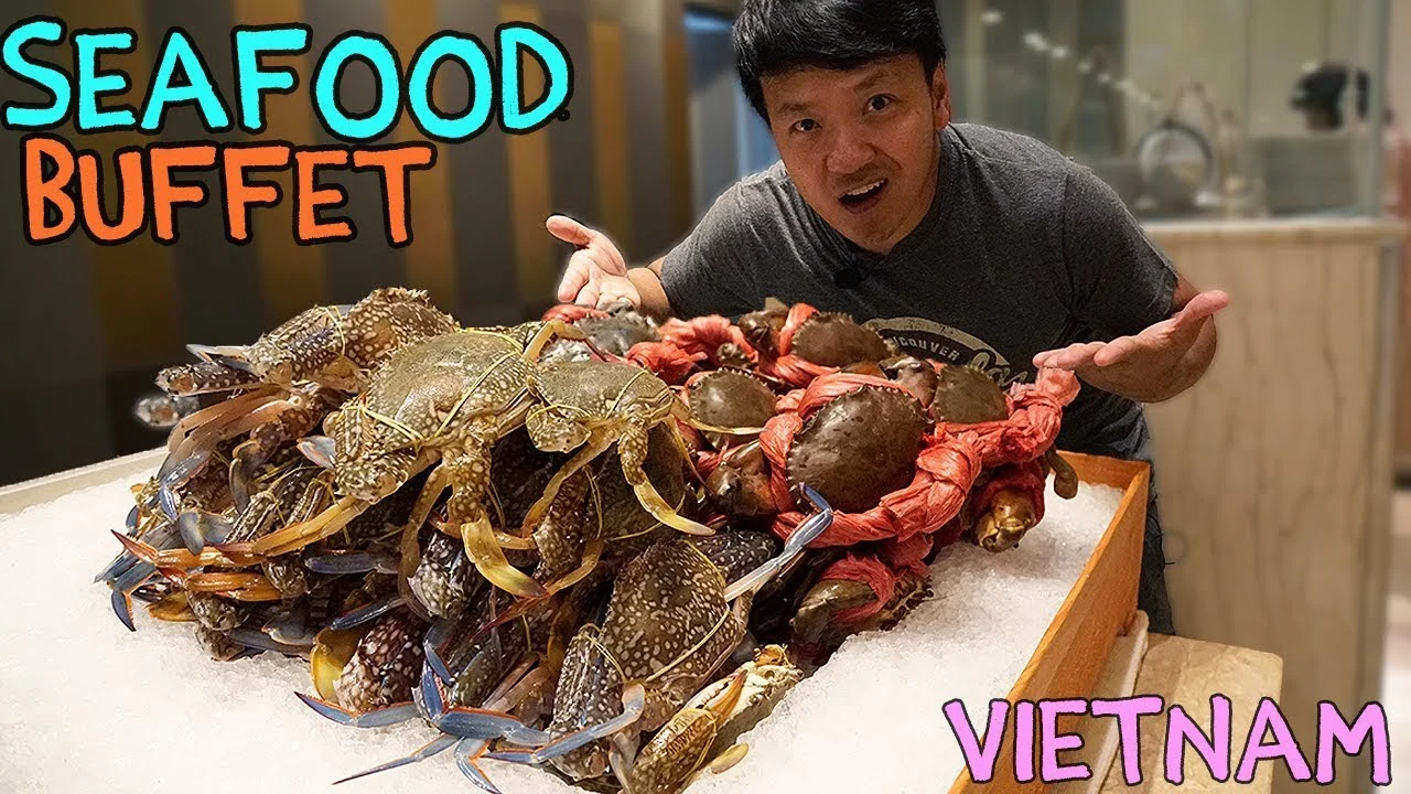 BEST All You Can Eat SEAFOOD Buffet in Saigon VIETNAM!