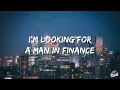 David Guetta x Girl On Couch x Billen Ted - Man in Finance (Lyrics)