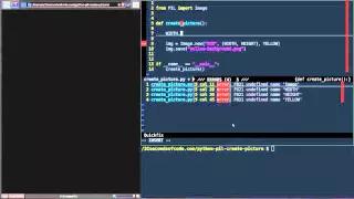 How to create new picture in Python using PIL
