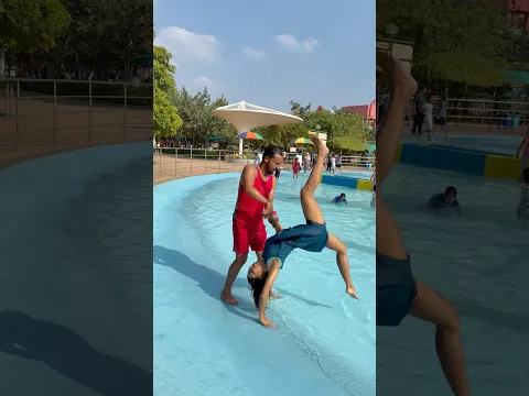 Pool me flip #action #stunt #gymnast #viralvideo #viralshorts #flip