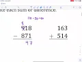 Math-Drills 3-digit numbers