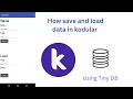 How to use Tiny Database DB in Kodular to store and load data