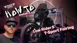 How To Install the OG T-Sport Fairing on a Low Rider S