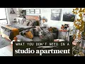 5 Things You DON T NEED in Your Studio Apartment Layout