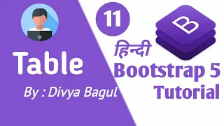 Bootstrap 5 Tables Bootstrap 5 Hindi Tutorials By InspiredWay InspiredWay