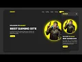 Responsive Gaming Website Using HTML CSS JavaScript