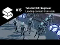 Stride tutorial C beginner Loading content from code