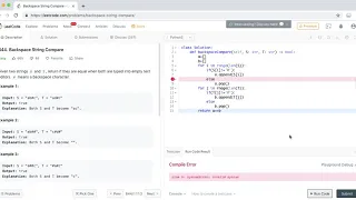 LeetCode - 844 Backspace String Compare