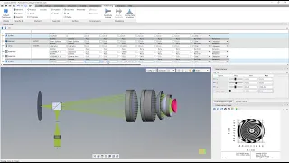 Construction Slider Interface - Optical Design Software Quadoa Optical CAD