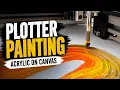UUNA TEK iDraw H SE A2 Pen Plotter Review - SVG to Acrylic Paint on Canvas