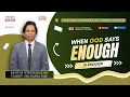 Peter Silway - WHEN GOD SAYS ENOUGH IS ENOUGH SATURDAY BLESSING MEETING 2026