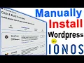 how to setup a wordpress website on ionos ionos wordpress tutorial for Beginners