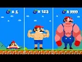 Download Lagu Mario GROWING UP New Strong Muscle with 999 SEEDS Powerups | Game Up