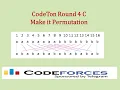 Codeforces CodeTon Round 4 C Make it permutation