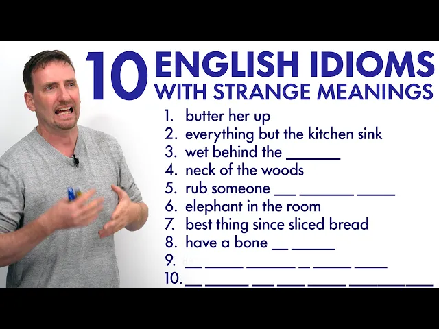 Video: 10 English Idioms with Meanings You CAN’T Guess