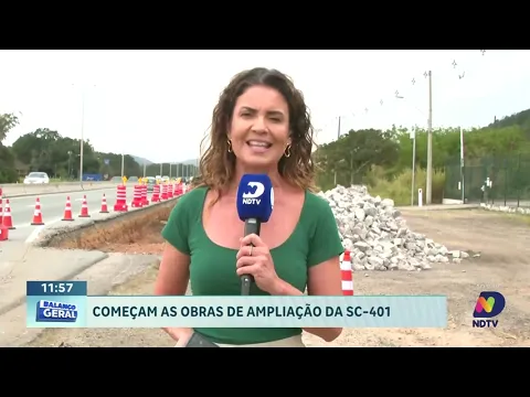 SC-401: obras de ampliação começam e prometem impactos na região