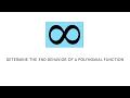 College Algebra 3 2 1 Determine the End Behavior of a Polynomial Function