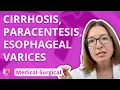 Cirrhosis Paracentesis Esophageal Varices - Medical-Surgical GI LevelUpRN