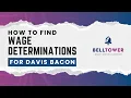 Wage Determination